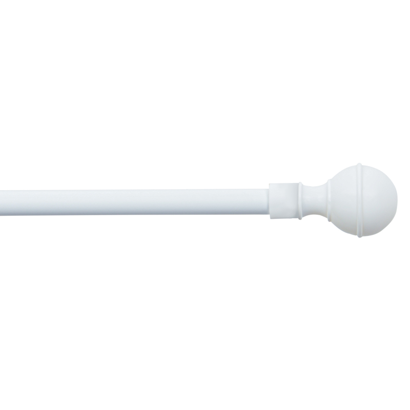 Kit extensible 'Boule' en métal blanc mat