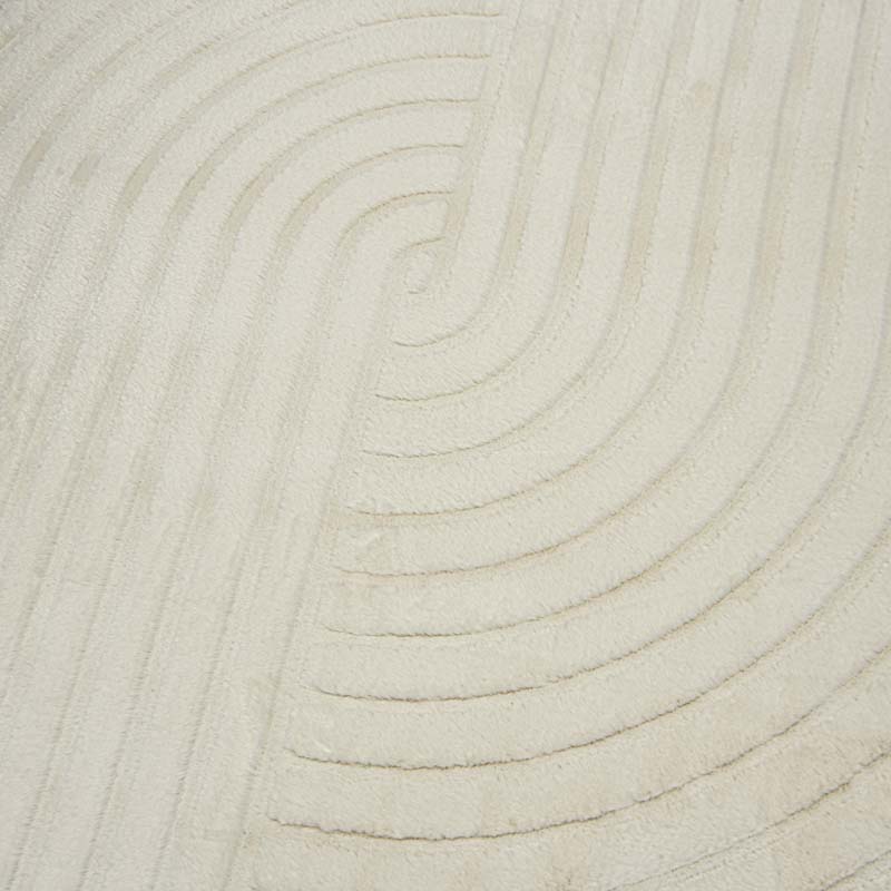 Tapis rectangulaire 'Arcada' couleur crème