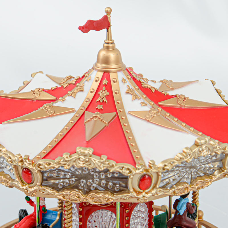 Scénette carrousel musicale et lumineuse