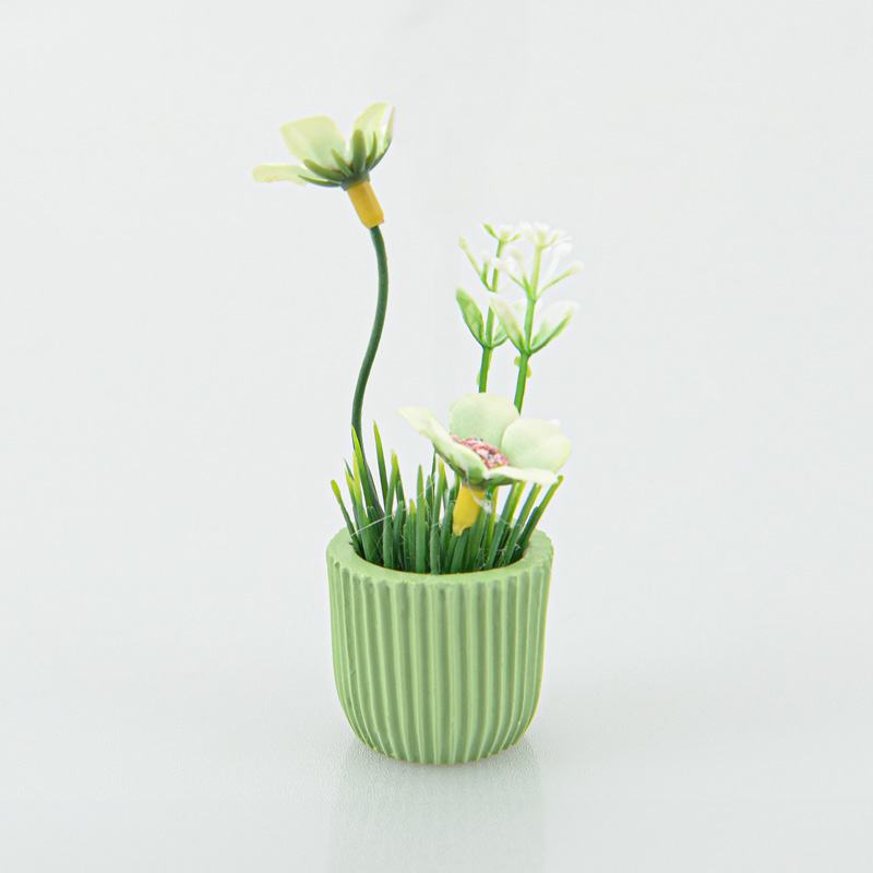 Porte-nom et photo fleurettes