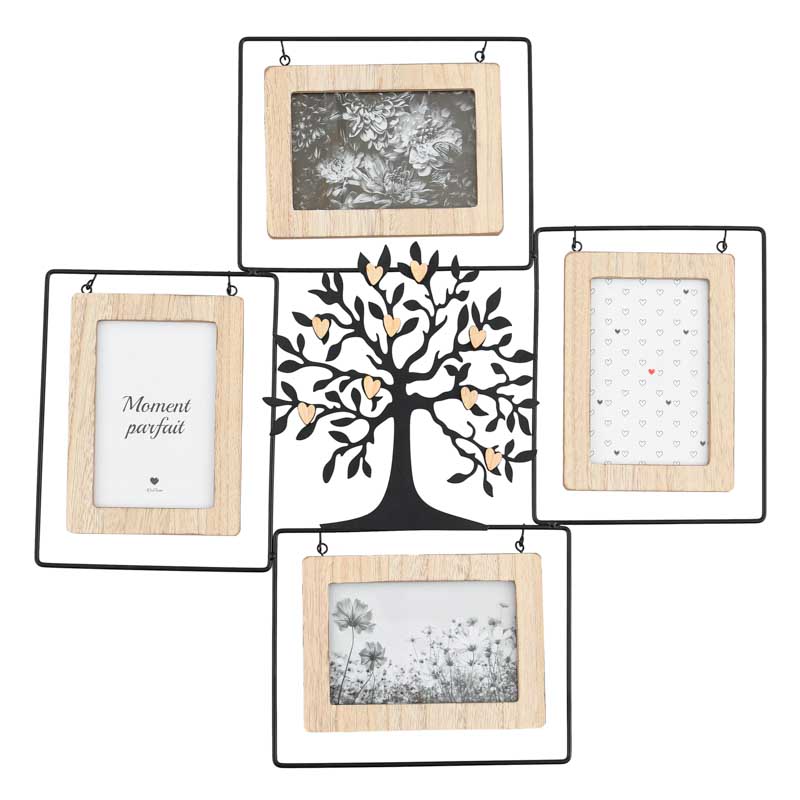 Pêle-mêle 4 photos 'Harmonie' arbre de vie