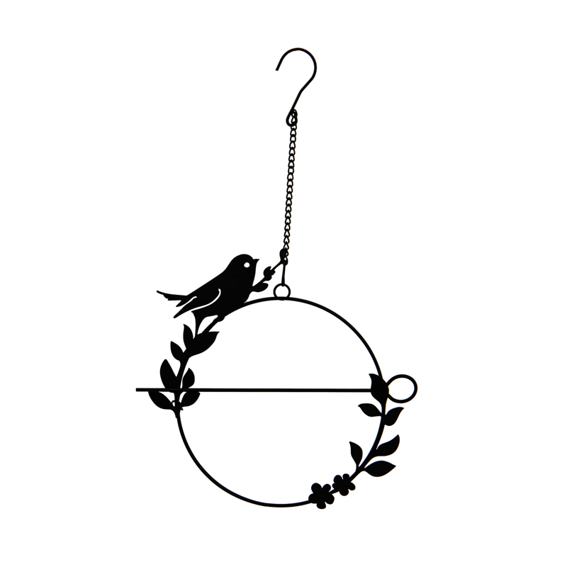 Couronne à suspendre 'Harmonie' noir