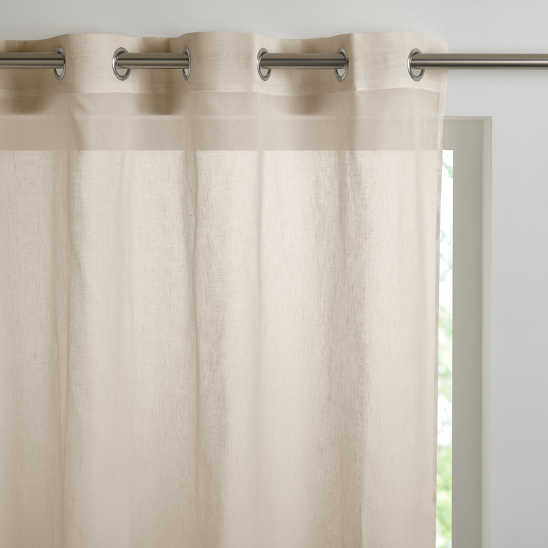 Voilage effet lin 'Renata' beige