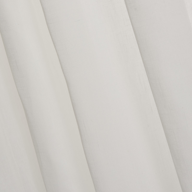 Voilage effet lin 'Renata' blanc