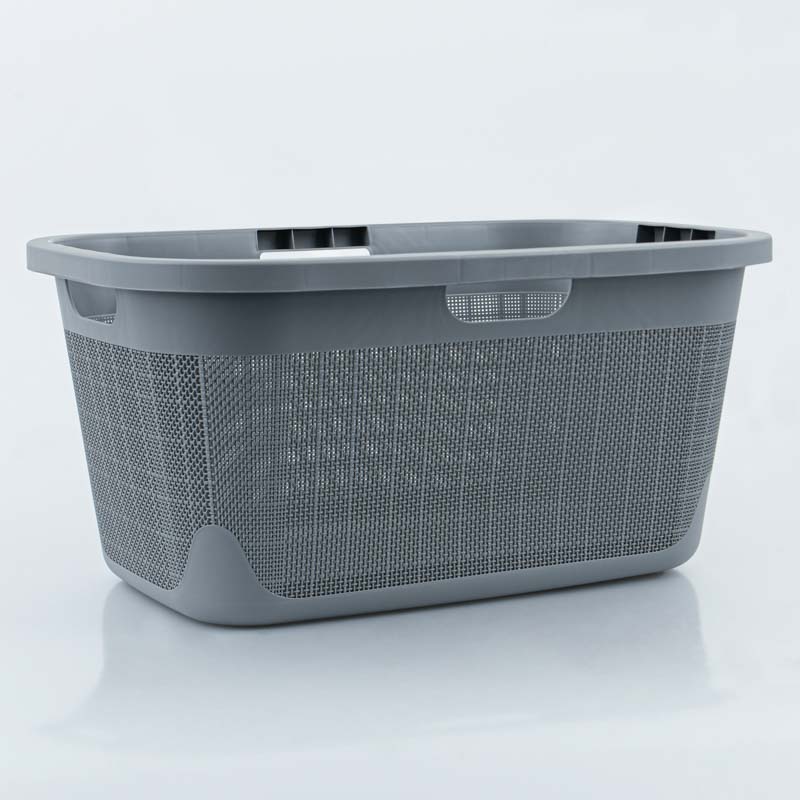 Panier à linge 'Dacca' gris