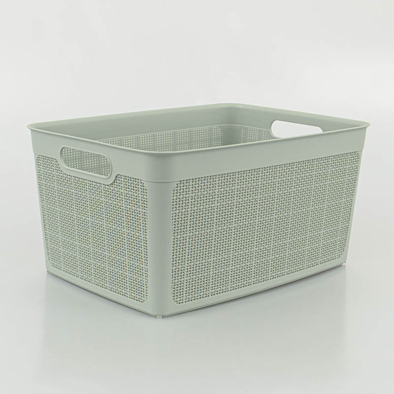 Panier à linge 'Dacca' vert