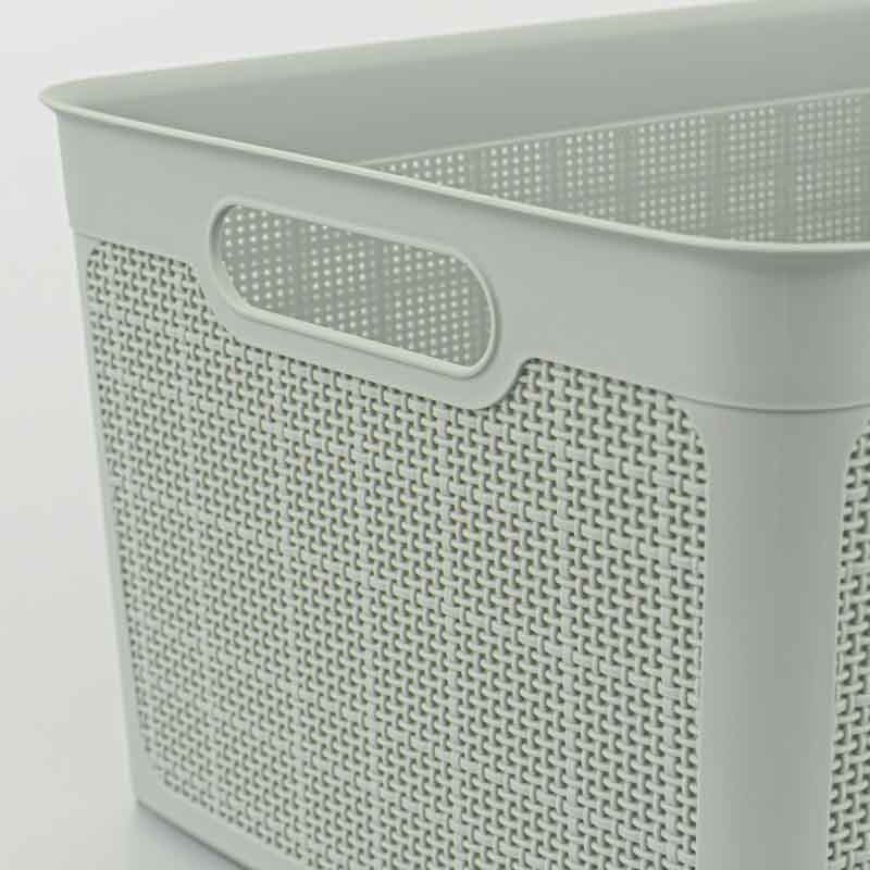 Panier à linge 'Dacca' vert