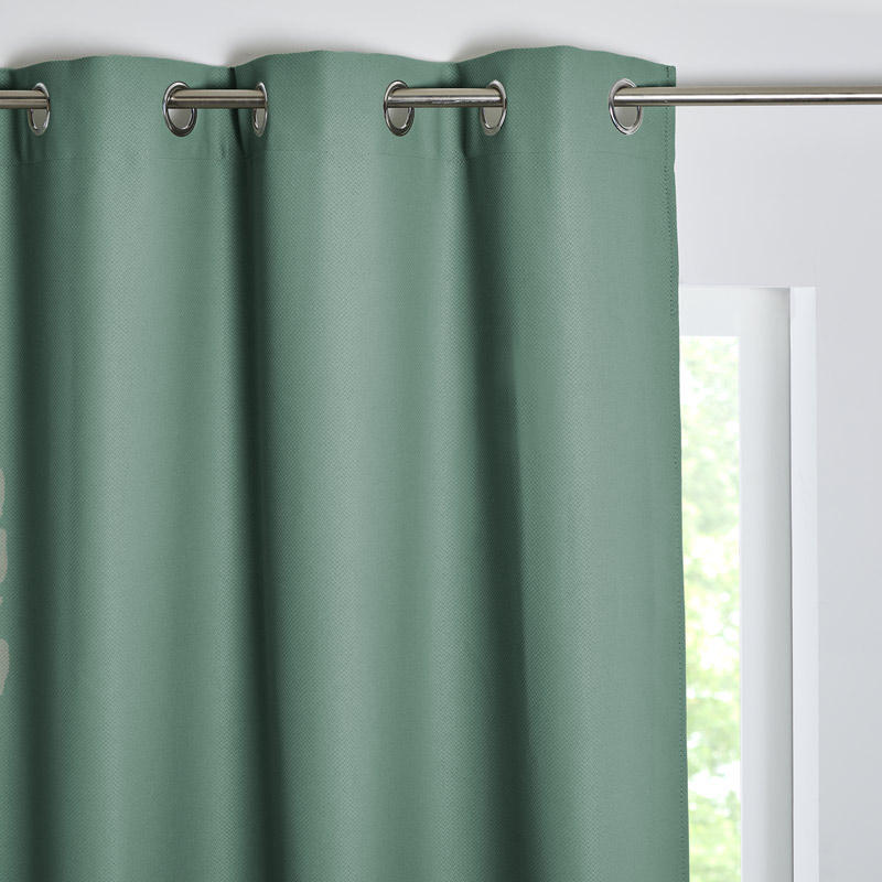 Rideau occultant jacquard 'Luscinia' celadon