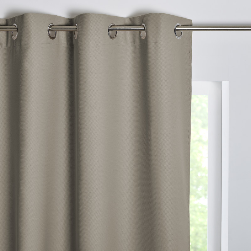 Rideau occultant jacquard 'Luscinia' gris
