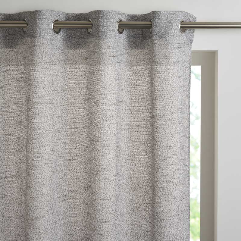 Voilage effet maille chiné 'Verena' gris