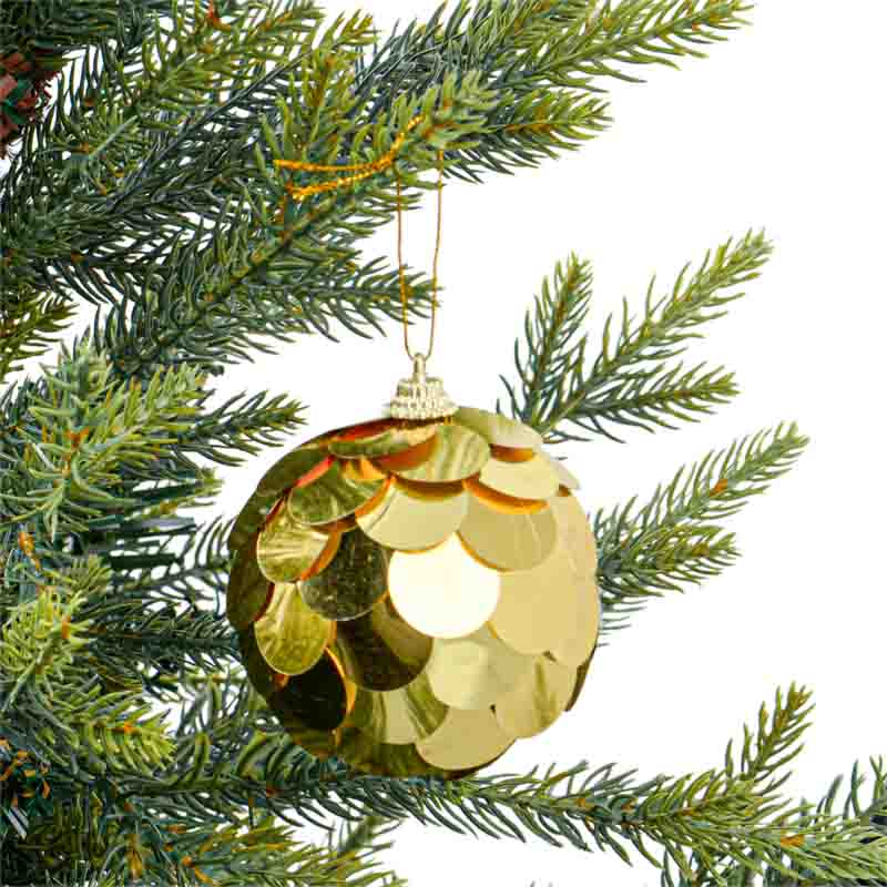 Boule pastilles 'Douces Rêveries' dorée 