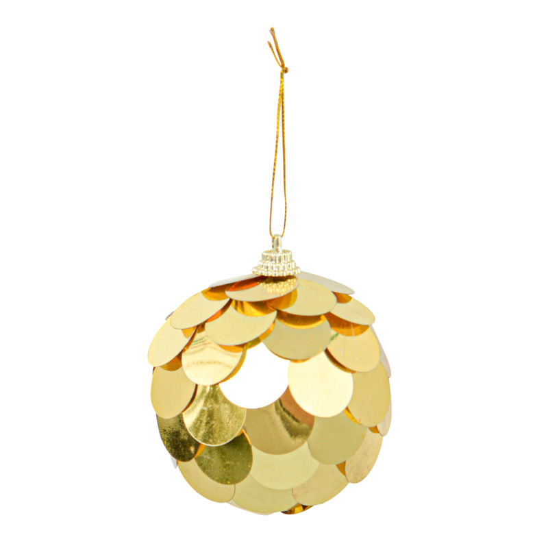 Boule pastilles 'Douces Rêveries' dorée 