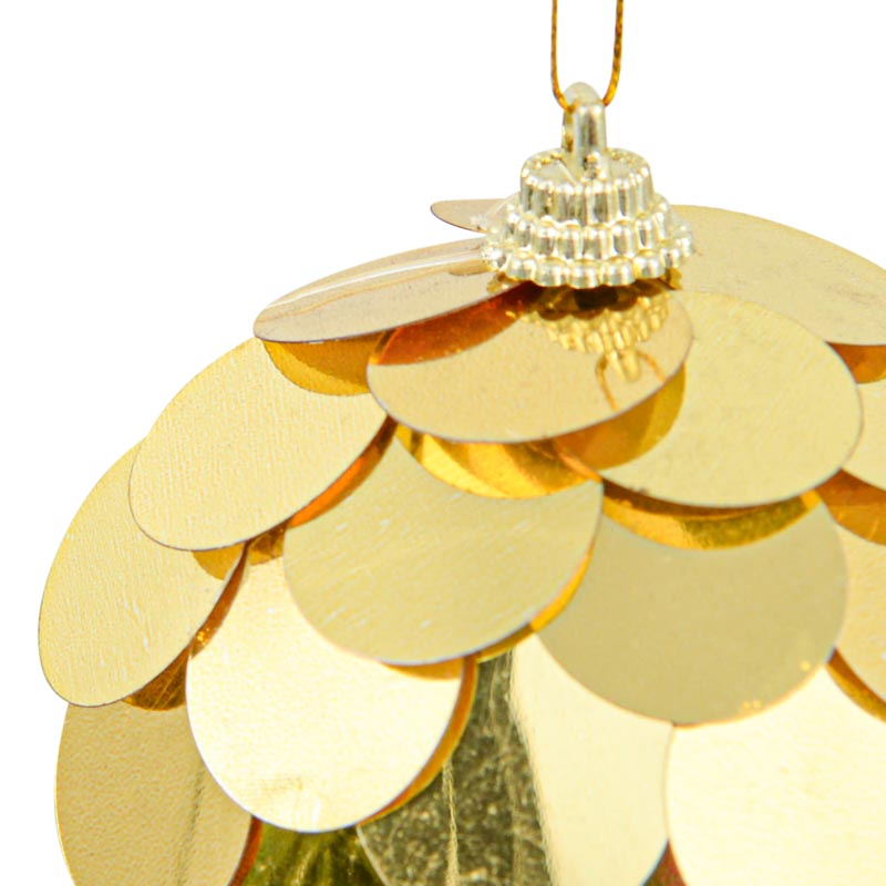 Boule pastilles 'Douces Rêveries' dorée 