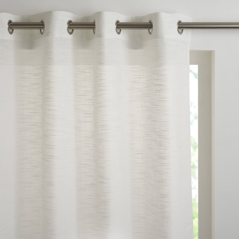Voilage jacquard 'Urielle' blanc