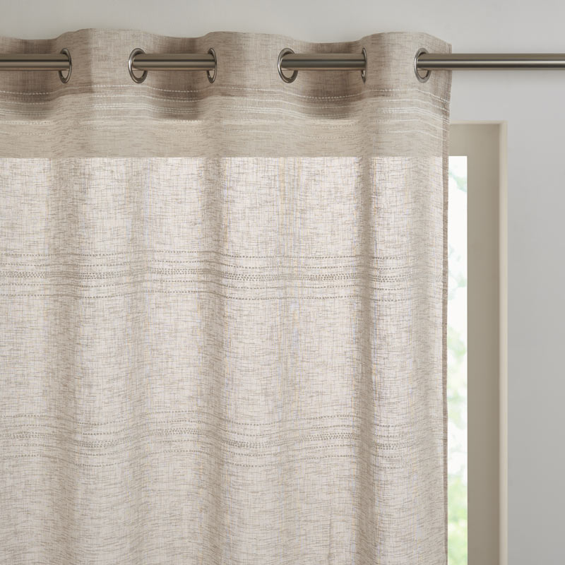 Voilage étamine 'Chiara' taupe