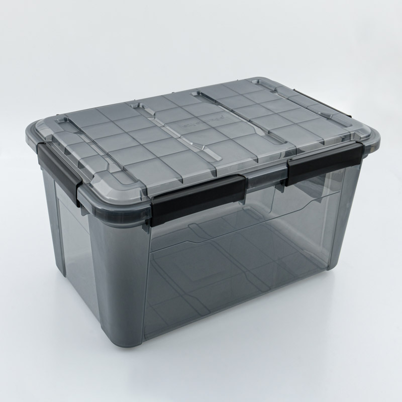 Bac de rangement 'Estanca' 50L gris