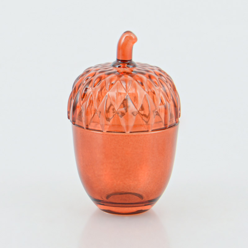Vide-poche 'Coeur d'Automne' orange 