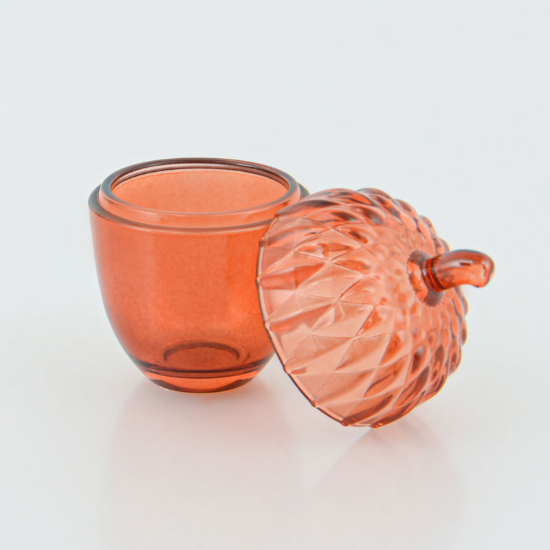 Vide-poche 'Coeur d'Automne' orange 
