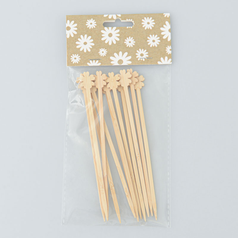 12 pics bambou fleurs