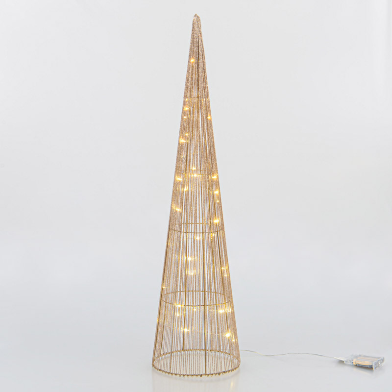 Cône filaire 40 micro led avec timer 
