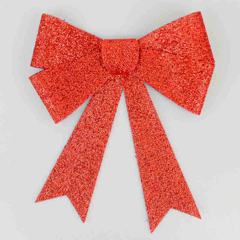 Nœud brillant rouge