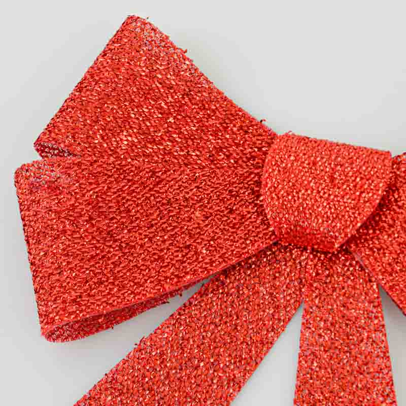Nœud brillant rouge