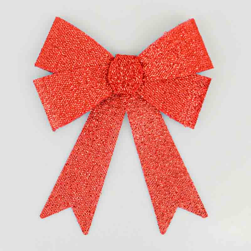 Nœud brillant rouge