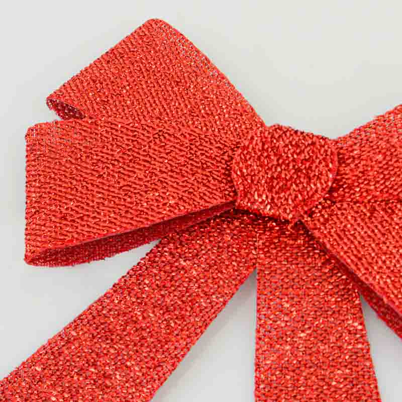 Nœud brillant rouge