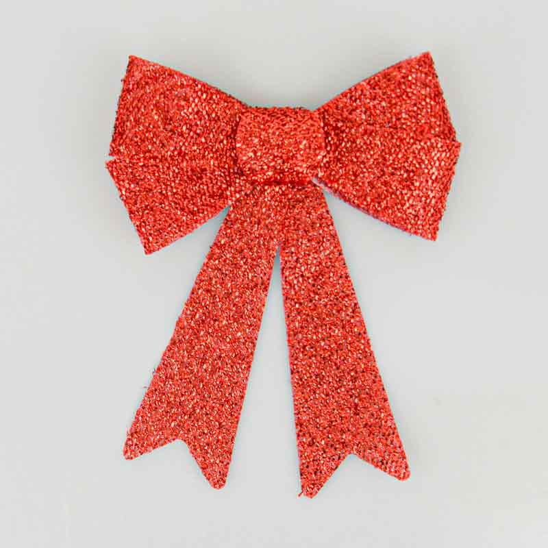 Nœud brillant rouge