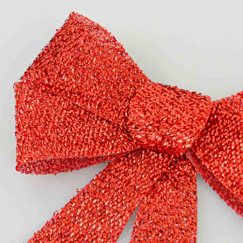 Nœud brillant rouge
