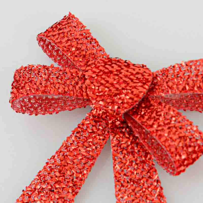 3 noeuds brillants rouge