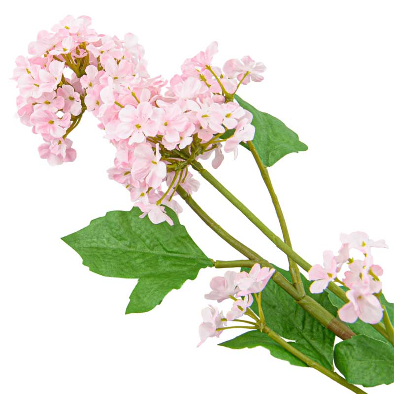 Boule de neige sur tige rose 