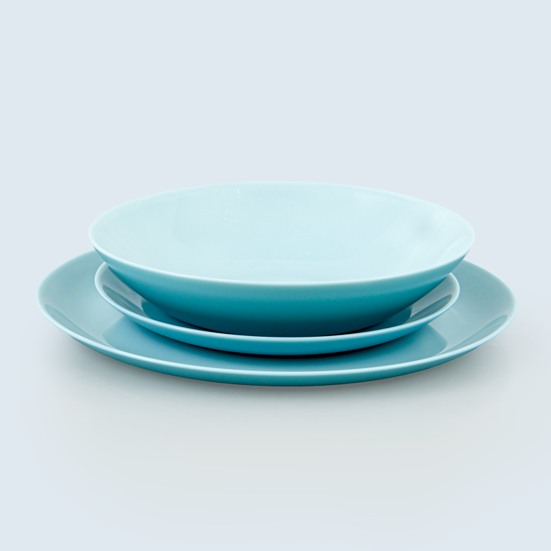 Assiette plate 'Diwali Paradise' en opale