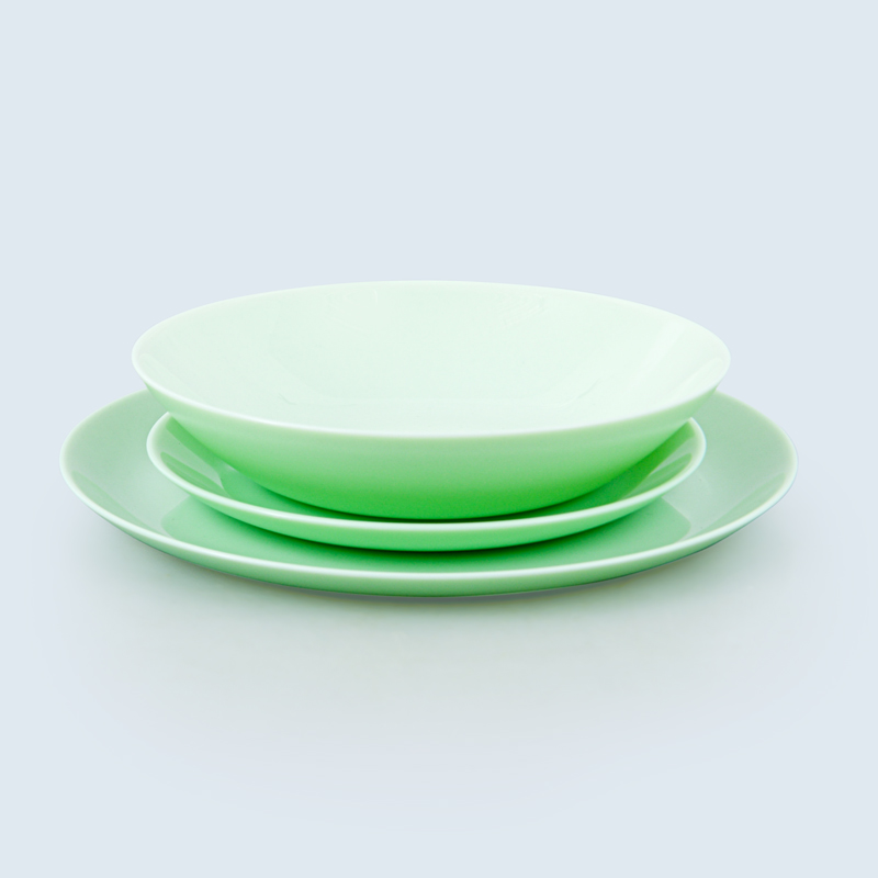 Assiette plate 'Diwali Paradise' en opale