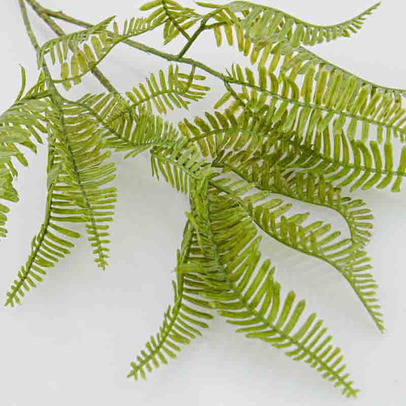 Tige de fougère verte artificielle 