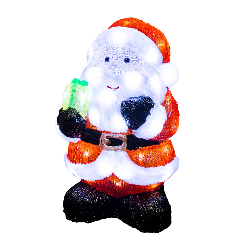 Père Noël lumineux à poser