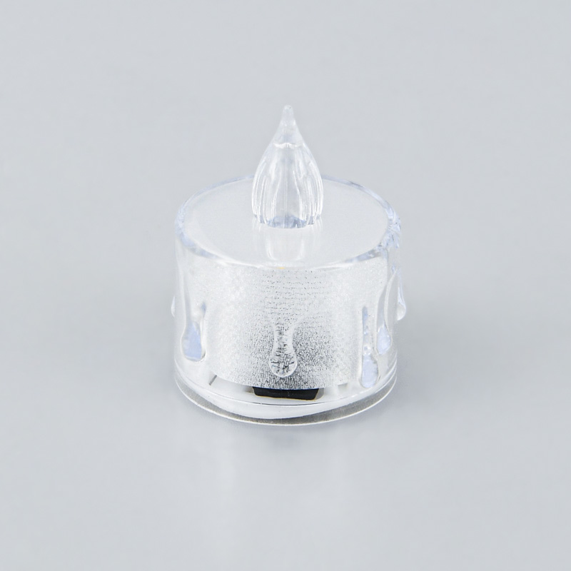 Bougie led transparente 