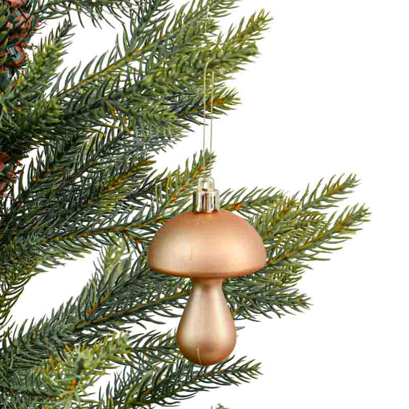 Champignon à suspendre doré