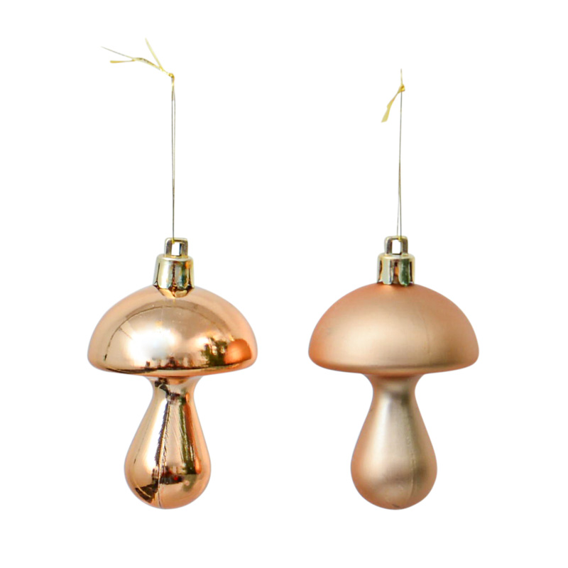 Champignon à suspendre doré