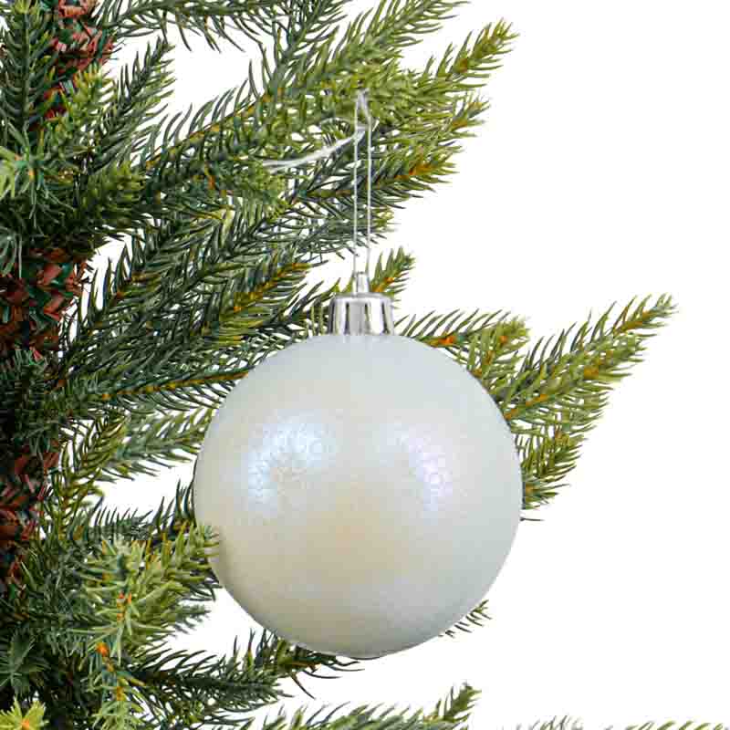 6 boules blanches à suspendre