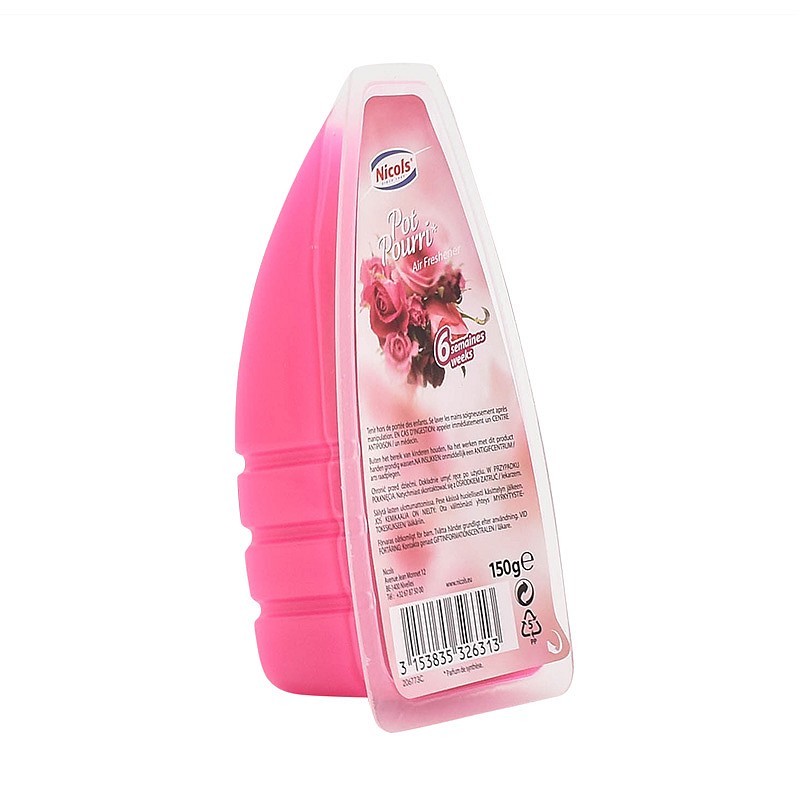 Gel désodorisant rose