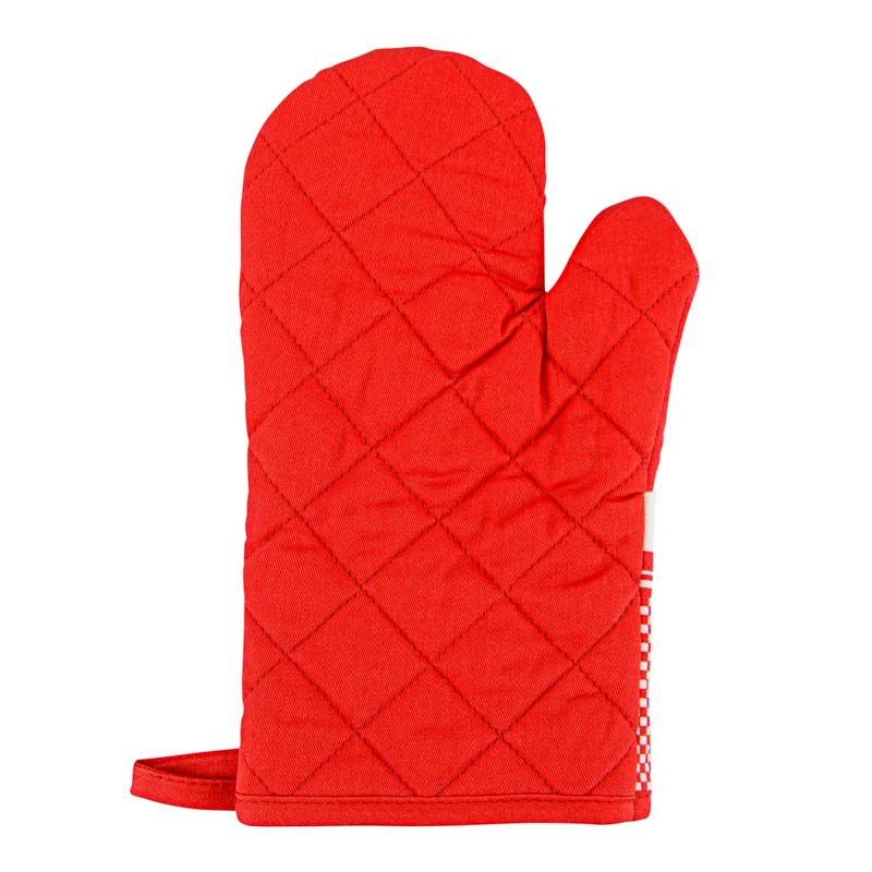 Gant de cuisine 'Brasserie' gris et rouge