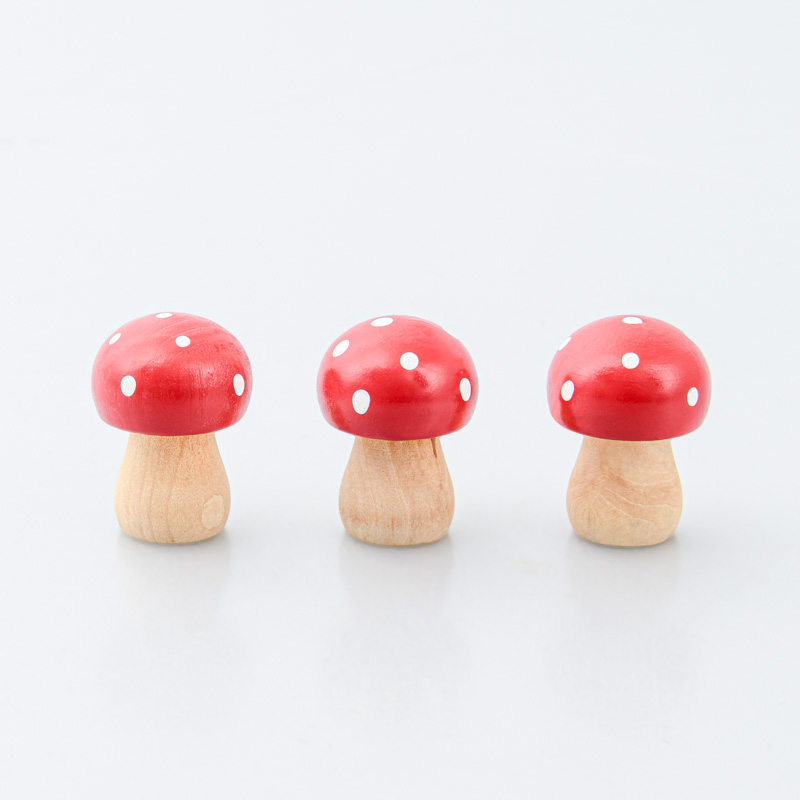 3 champignons à poser