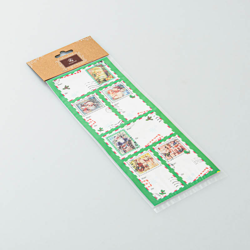 Stickers étiquettes père Noël