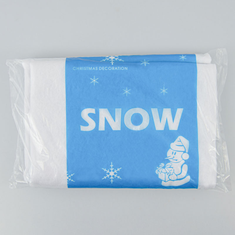 Nappe neigeuse artificielle 'Snowy' blanche 
