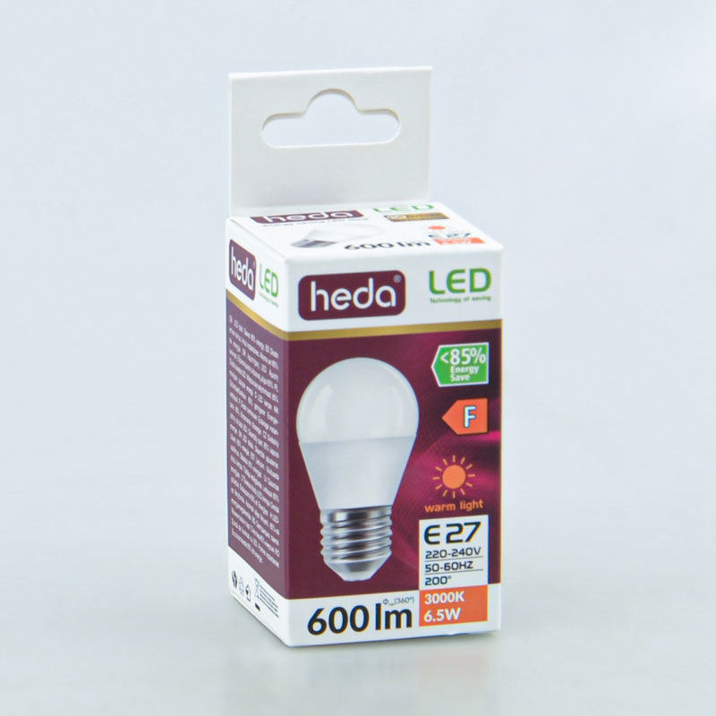 Ampoule ronde 'Heda' E27