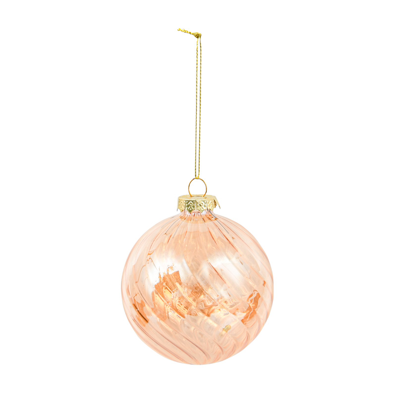 Boule en verre  'Secrets des Bois' cuivre