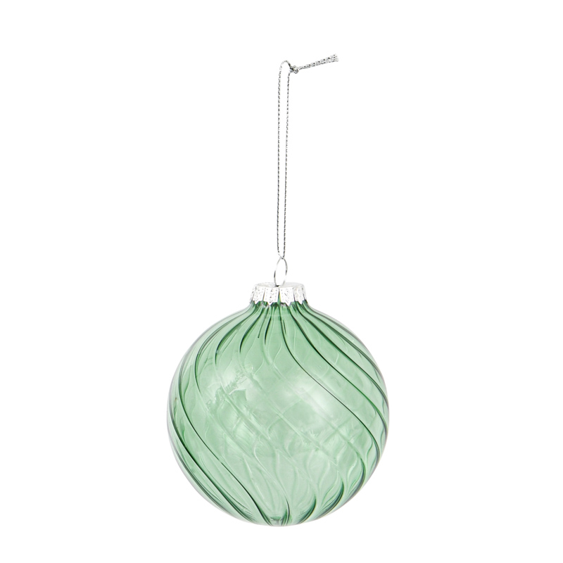 Boule en verre vert