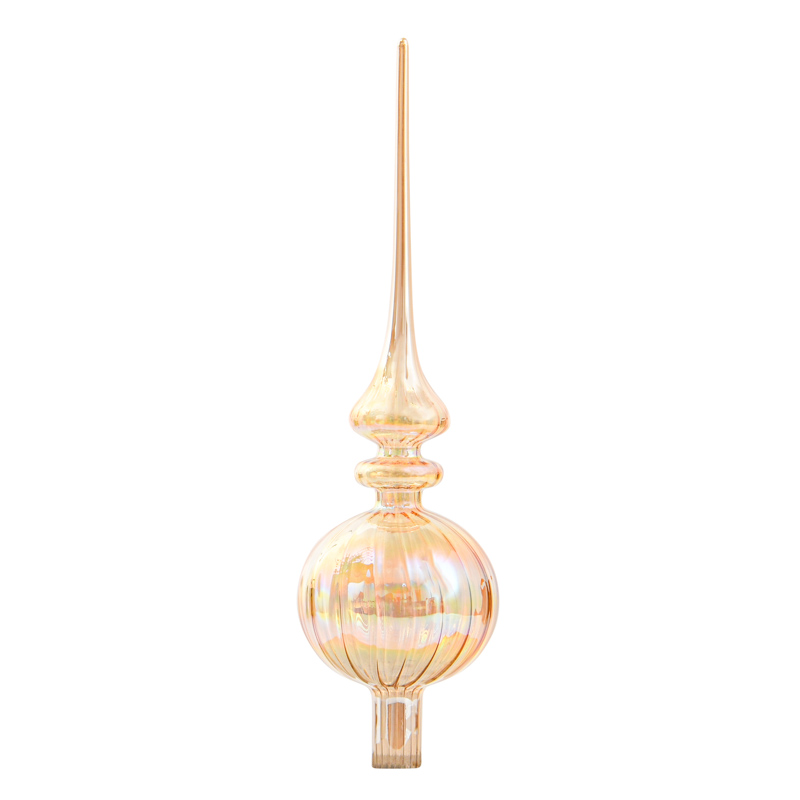 Cimier en verre 'Secrets des Bois' cuivre