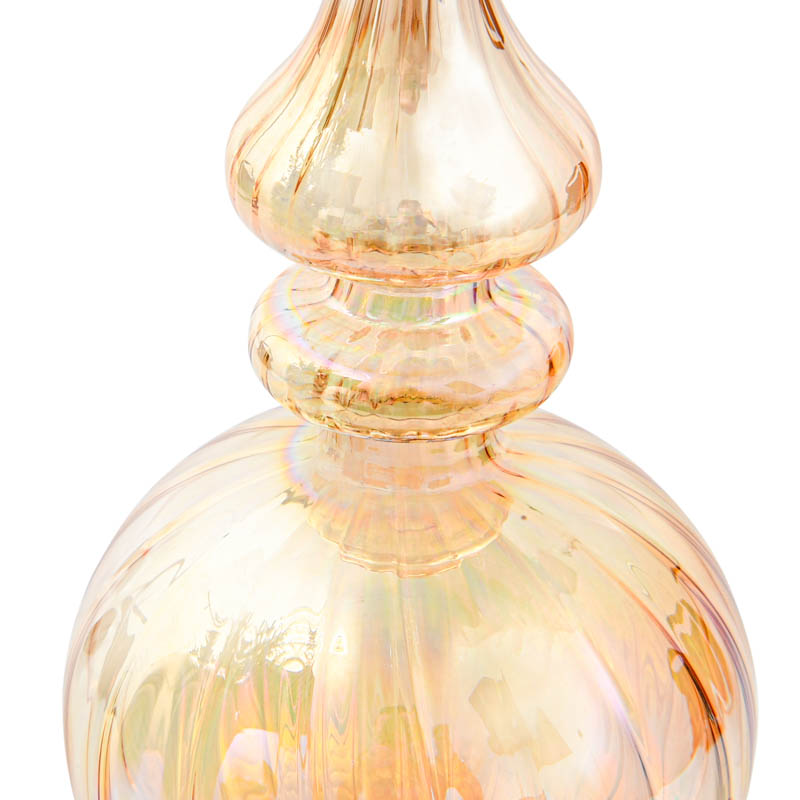 Cimier en verre 'Secrets des Bois' cuivre